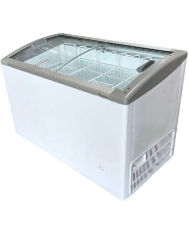 Congelador exhibidor horizontal, puertas de vidrio inclinado HFSL-388I