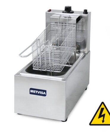 Freidora Eléctrica 1 Cesta, 3L Marca METVISA