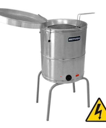Freidora industrial Redonda Eléctrica capacidad 20L.