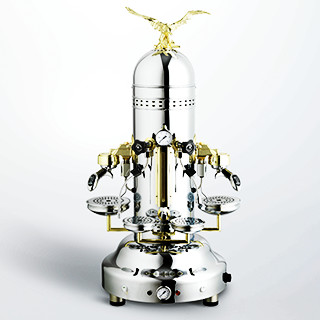 Máquina de café prototipo Águila Cartier