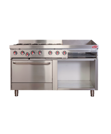 Cocina 6 hornillas 1 plancha 1 horno