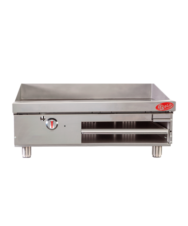 Plancha de 900 con gratinador, de tope